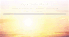Desktop Screenshot of capeannvet.com